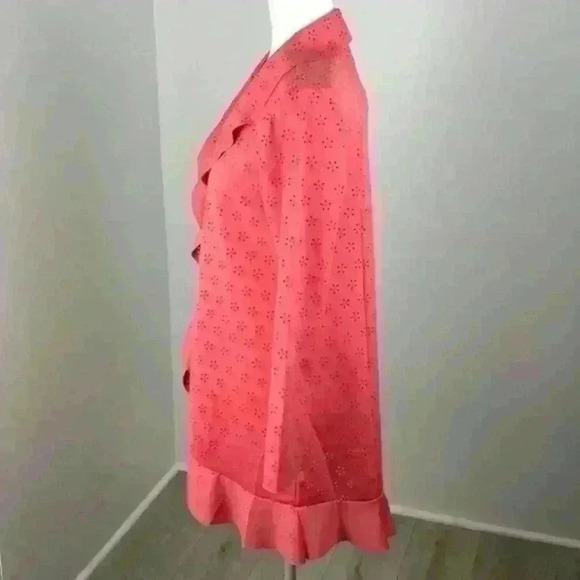 Cupio Pink Open-Front Cardigan Coverup Size S - Picture 3 of 5